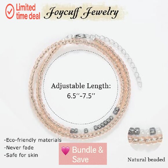 Adjustable Morse Code Bracelet Inspirational Gift Women - Picture 6 of 8